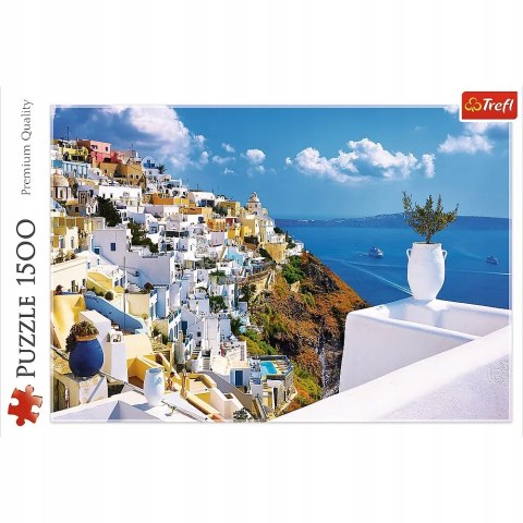 Puzzle krajobraz Santorini Grecja 1500 elementów Trefl 26119