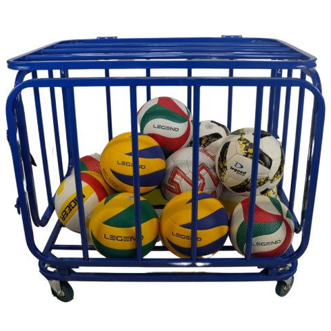 Wózek na piłki metalowy zamykany