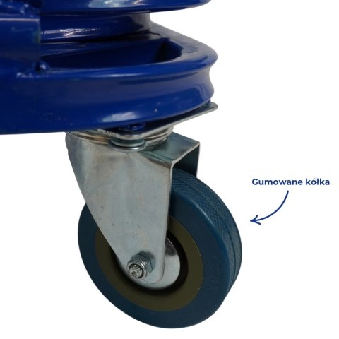 Wózek na piłki metalowy zamykany