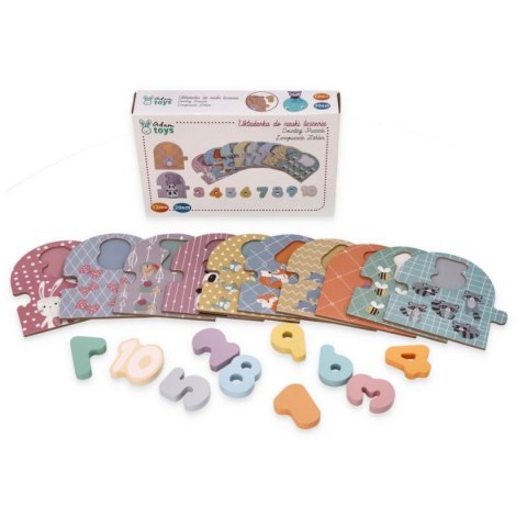 Układanka dla maluchów do nauki liczenia