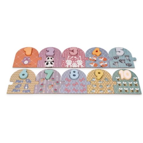 Układanka dla maluchów do nauki liczenia