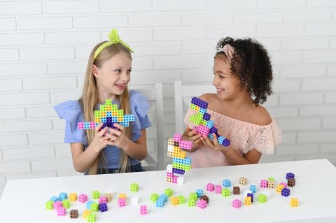 Zestaw klocków - Meli Cube Pink 200 el.