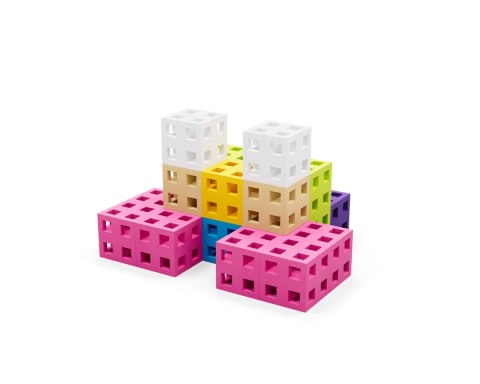 Zestaw klocków - Meli Cube Pink 200 el.