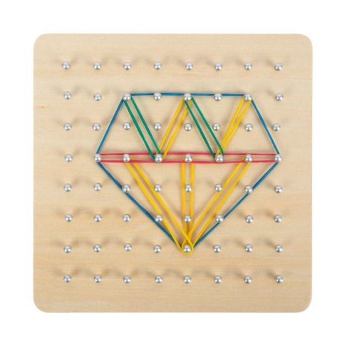 Drewniana tablica manipulacyjna - gra Geoplan