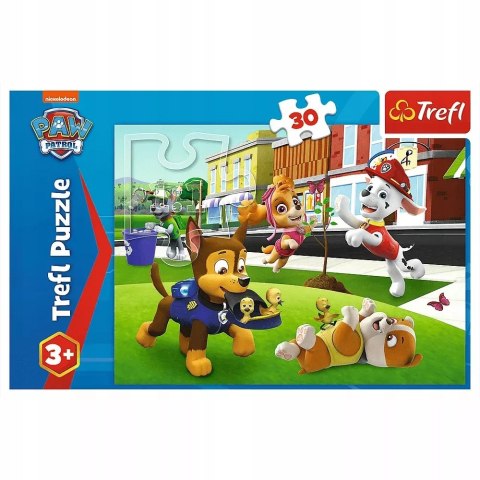 Puzzle 30 el. Psi Patrol Pieski w akcji 3+ Trefl 18306