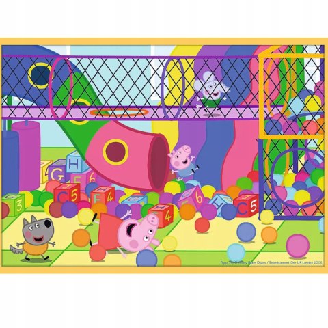 Puzzle Trefl Świnka Peppa Puzzle 10w1 329 el. Poznaj Świnkę Peppę 90383