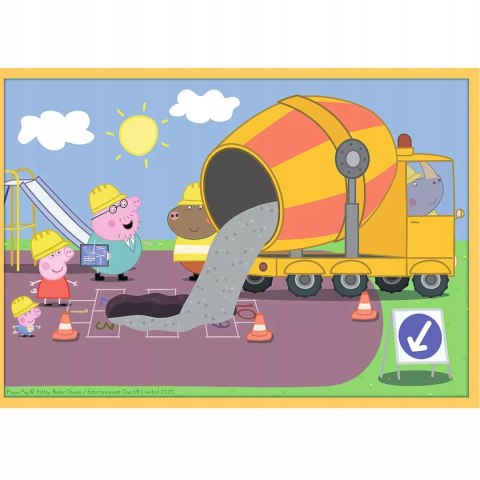 Puzzle Trefl Świnka Peppa Puzzle 10w1 329 el. Poznaj Świnkę Peppę 90383