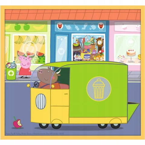 Puzzle Trefl Świnka Peppa Puzzle 10w1 329 el. Poznaj Świnkę Peppę 90383
