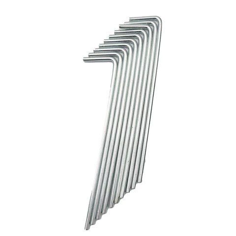 ŚLEDZIE SZPILKI DO NAMIOTU 18CM (15+3cm) KPL.10SZT METAL