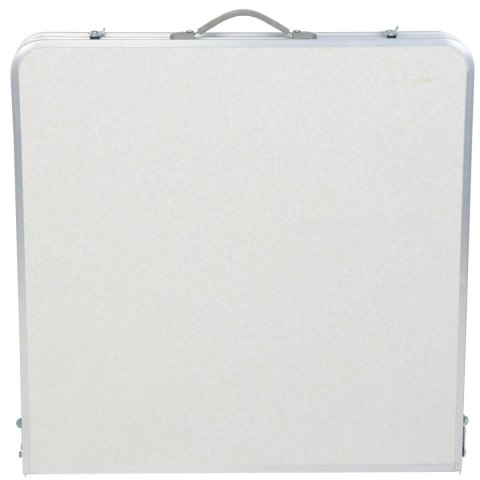 STOLIK TURYSTYCZNY SKŁADANY KEMPINGOWY 120x60x70/62/55CM 4 KRZESŁA I PÓŁKA