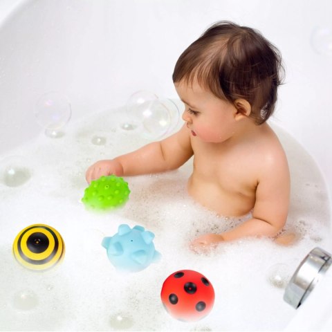 Gumowe piłki piłeczki sensoryczne owady A008