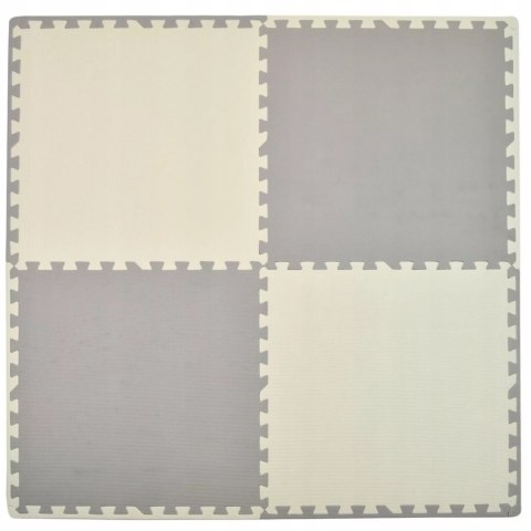 PUZZLE PIANKOWE MATA EVA 4 szt JASNO SZARE CIEMNO SZARE EM1001SZ
