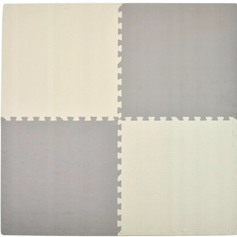 PUZZLE PIANKOWE MATA EVA 4 szt JASNO SZARE CIEMNO SZARE EM1001SZ
