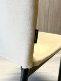Krzesła tapicerowane Zestaw 4 VALVA DUO VELVET BEIGE