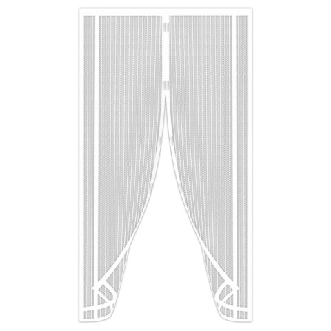 Moskitiera MAGNETYCZNA Drzwiowa do Przycięcia BIAŁA