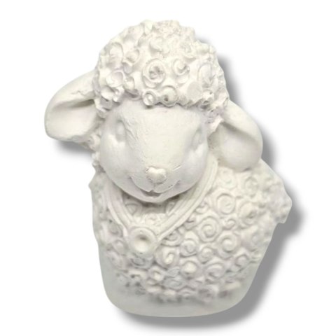 GIPSOWA OWIECZKA BARANEK DO MALOWANIA FARBKAMI NA ZAJĘCIA PLASTYCZNE DLA DZIECI