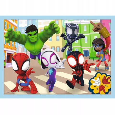Puzzle 4w1 Marvel Spiderman Ekipa Spidey'a 3+ Trefl 34611