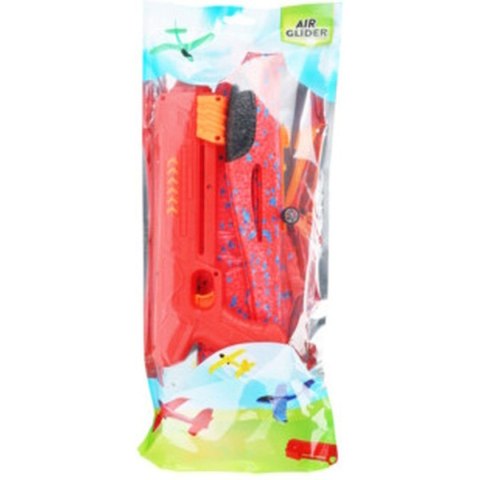 SAMOLOT STYROPIANOWY Z WYRZUTNIĄ 43CM CZERWONY