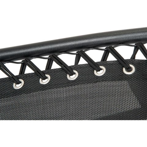 LEŻAK OGRODOWY SKŁADANY WIELOFUNKCYJNY 175X52/65X107CM CZARNY