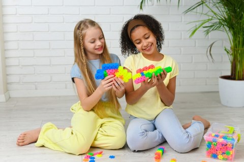 Klocki konstrukcyjne Meli Neon Basic Edu - 1200 el.