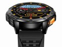 Smartwatch Męski GRAVITY GPS GT24-1 Czarny Pasek Silikonowy + Granatowy Pasek Silikonowy