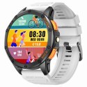 Smartwatch Męski GRAVITY GPS GT24-2 Czarny Pasek Silikonowy + Biały Pasek Silikonowy