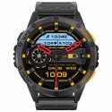 Smartwatch Męski GRAVITY GPS GT24-5 Czarny Pasek Silikonowy + Zielony Pasek Silikonowy