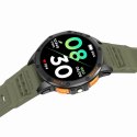 Smartwatch Męski GRAVITY GPS GT24-5 Czarny Pasek Silikonowy + Zielony Pasek Silikonowy