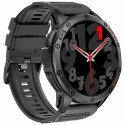 Smartwatch Męski GRAVITY GPS GT24-5 Czarny Pasek Silikonowy + Zielony Pasek Silikonowy