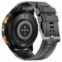 Smartwatch Męski GRAVITY GPS GT24-5 Czarny Pasek Silikonowy + Zielony Pasek Silikonowy