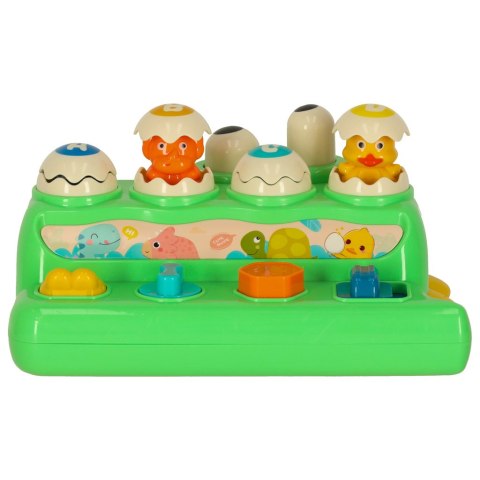 Wbijak gra zręcznościowa przebijak dinozaur wyskakujące zwierzątka