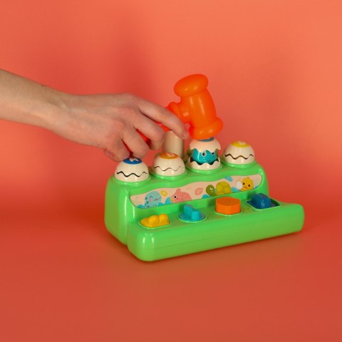 Wbijak gra zręcznościowa przebijak dinozaur wyskakujące zwierzątka