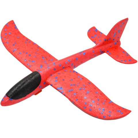SAMOLOT STYROPIANOWY Z WYRZUTNIĄ 43CM CZERWONY