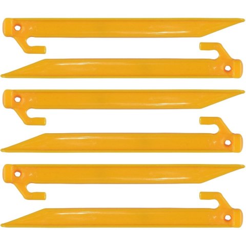 ŚLEDZIE DO NAMIOTU 22CM KPL. 6SZT PLASTIK ROYOKAMP