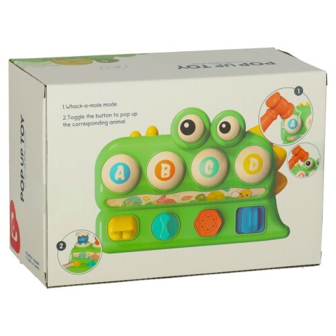 Wbijak gra zręcznościowa przebijak dinozaur wyskakujące zwierzątka