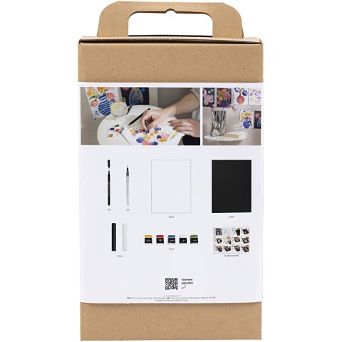 Zestaw do Akwareli Kwiaty w wazonach