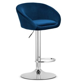 Hoker EAST - aksamit granatowy / baza chrom