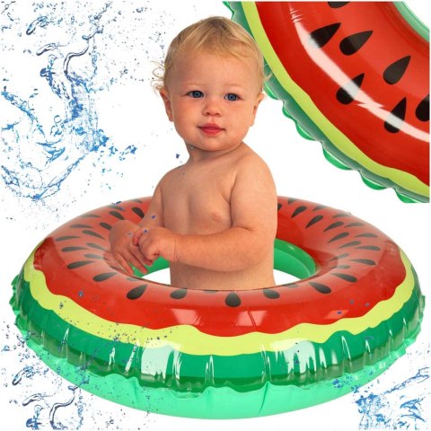 Kółko do pływania koło dmuchane arbuz 80cm max 60kg