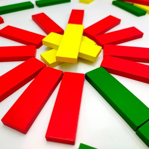 Klocki drewniane WABI Planks 8cm - 100 szt