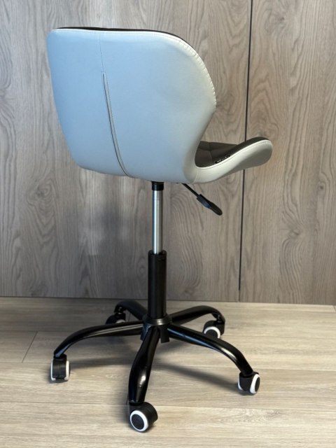 Krzesło obrotowe VASTO OFFICE PU BLACK + GREY SMOKE