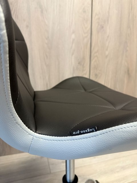 Krzesło obrotowe VASTO OFFICE PU BLACK + GREY SMOKE