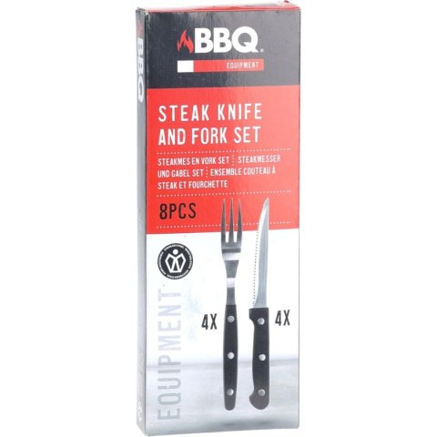 SZTUĆCE NÓŻ I WIDELEC DO STEKÓW 8 ELEMENTÓW