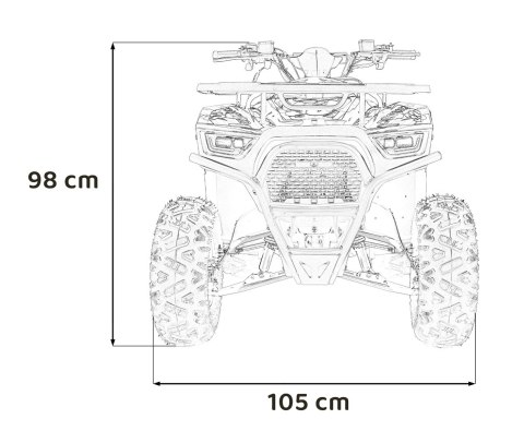 Pojazd Quad Spalinowy 120CC DISCOVERER Niebieski