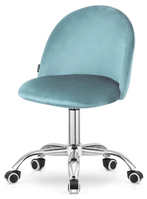 Krzesło obrotowe GLORIA OFFICE LIGHT BLUE VELVET