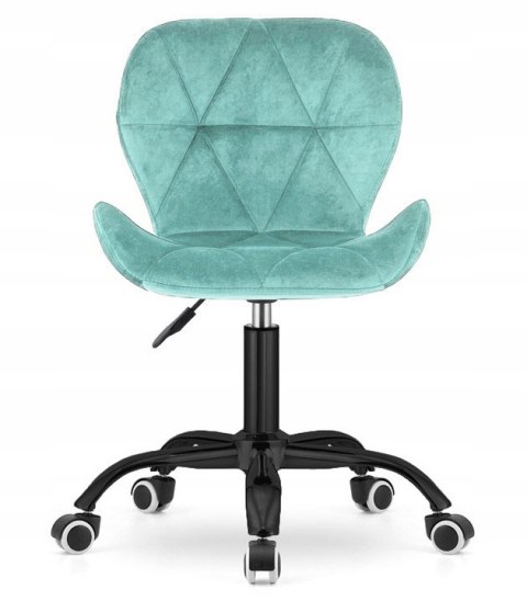 Krzesło obrotowe VASTO OFFICE VELVET MINT SMOKE OUTLET