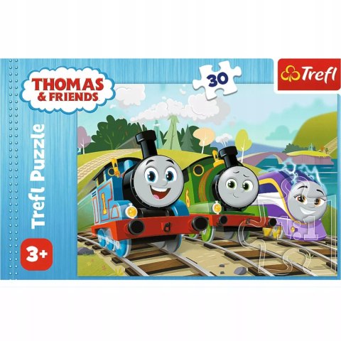 Puzzle 30 el. Tomek i Przyjaciele Radosny Tomek 3+ Trefl 18294