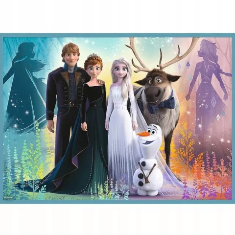 Puzzle 4w1 Kraina Lodu Niezwykły świat Frozen 3+ Trefl 34381