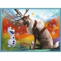 Puzzle 4w1 Kraina Lodu Niezwykły świat Frozen 3+ Trefl 34381