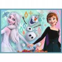Puzzle 4w1 Kraina Lodu Niezwykły świat Frozen 3+ Trefl 34381