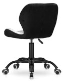 Krzesło obrotowe VASTO OFFICE VELVET BLACK + GREY SMOKE